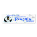 Pengi's Penguin Invasion bumper stickers