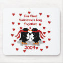 Penguin 1st Valentines Day 2009 mousepads by valentinesday Penguin 1st Valentines Day 2009 mousepads