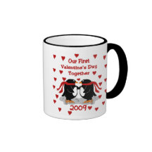 Penguin 1st Valentines Day 2009 Mug