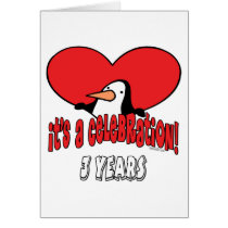 Penguin 3rd Celebration cards