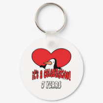 Penguin 3rd Celebration keychains
