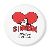 Penguin 3rd Celebration magnets