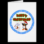 Penguin and Bears Christmas Wish cards