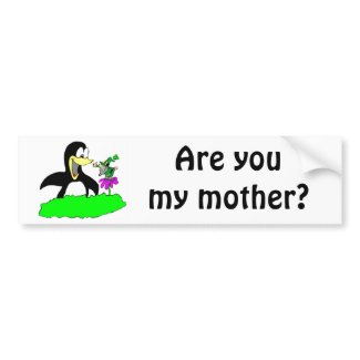 Penguin and Leprechaun bumpersticker