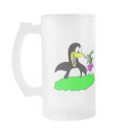 Penguin and Leprechaun mugs