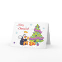 Penguin Angel Christmas cards by pixelholic Penguin Angel Christmas cards