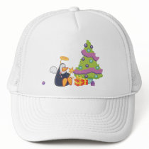 Penguin Angel Christmas hats by pixelholic Penguin Angel Christmas hats