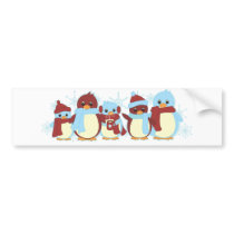 Penguin Around bumper stickers by candystore Penguin Around bumper stickers