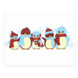 Penguin Around Postcard