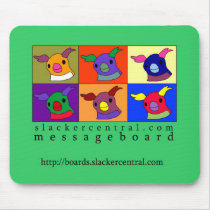 Penguin Art Mousepad by slackercentral Penguin Art Mousepad