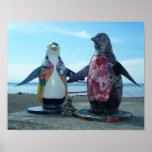 Penguin Art Sculptures -F3975 Poster