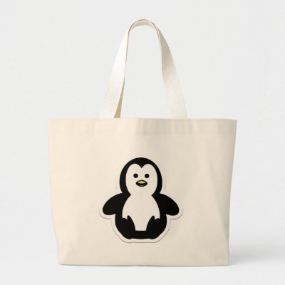penguin canvas bags