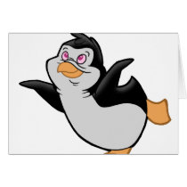 Penguin Ballet Greeting Cards