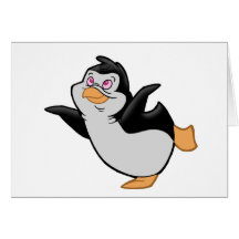 Penguin Ballet Greeting Cards