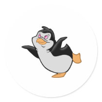 Penguin Ballet Sticker