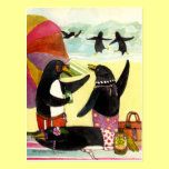 Penguin Beach Postcard postcards