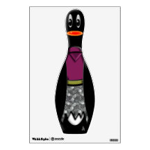Penguin Bowling Pin - Phoebe (Wall Decal)
