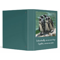 Penguin Buddies Binder by josephspallone Penguin Buddies Binder