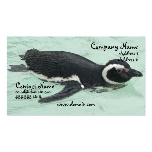 Penguin Business Card (front side)