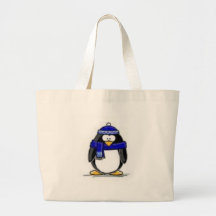 Penguin Canvas Bags