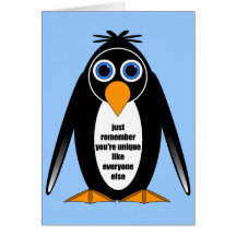 penguin card