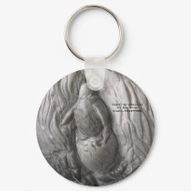Penguin Chick Hatching Sculpture Key Chain keychains by dawnawildlife Penguin Chick Hatching Sculpture Key Chain keychains