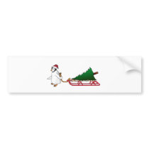 Penguin Christmas Bumper Sticker