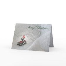 Penguin Christmas card
