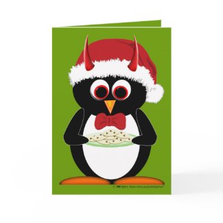Penguin Christmas Card card