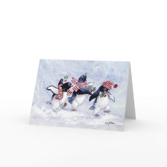 PENGUIN CHRISTMAS card