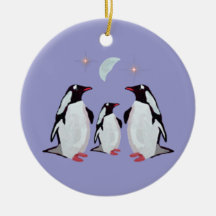 Penguin Christmas Family Ornaments