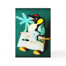 Penguin • Christmas Greeting Card