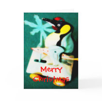 Penguin • Christmas Greeting Card