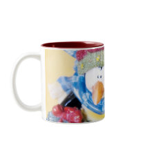 Penguin • Christmas Mug by SabineStGreetings Penguin • Christmas Mug