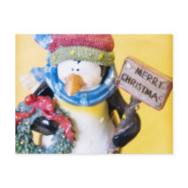 Penguin • Christmas Postcard