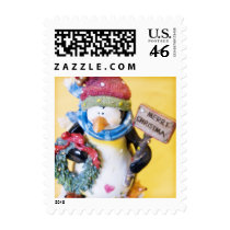 Penguin • Christmas Stamp by SabineStGreetings Penguin • Christmas Stamp