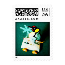 Penguin • Christmas Stamp