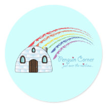 Penguin Corner Rainbow stickers