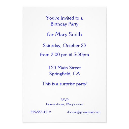 Penguin Couple Custom Invitation