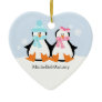 Penguin Couple Ornaments