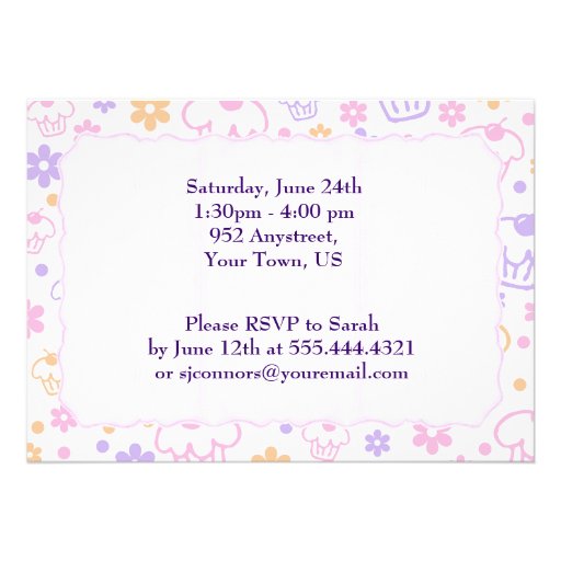 Penguin Cutie- Girl First Birthday Custom Invite