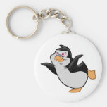 Penguin Dreaming Keychain