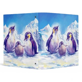 Penguin Family binder