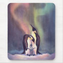 PENGUIN FAMILY by SHARON SHARPE mousepads