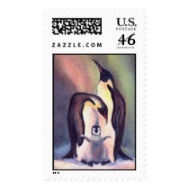 PENGUIN FAMILY by SHARON SHARPE postage by sharonsharpe PENGUIN FAMILY by SHARON SHARPE postage