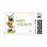 Penguin Family Christmas postage