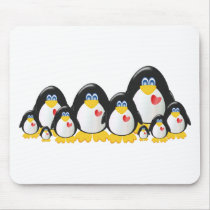 Penguin Family mousepads