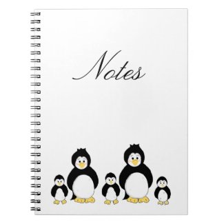 Penguin Family notebook