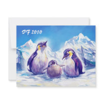 Penguin Family PF 2010 invitations by Fany001 Penguin Family PF 2010 invitations