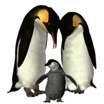 Penguin Family Photo Sculpture photo sculptures